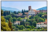 Basilica San Miniato al Monte in Florence - Foto op Akoestisch paneel - 225 x 150 cm