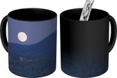 Magische Mok - Foto op Warmte Mok - Maan - Boom - Lucht - 350 ML