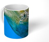 Mok - Koffiemok - Fotoprint oogcontact met schildpad - Mokken - 350 ML - Beker - Koffiemokken - Theemok