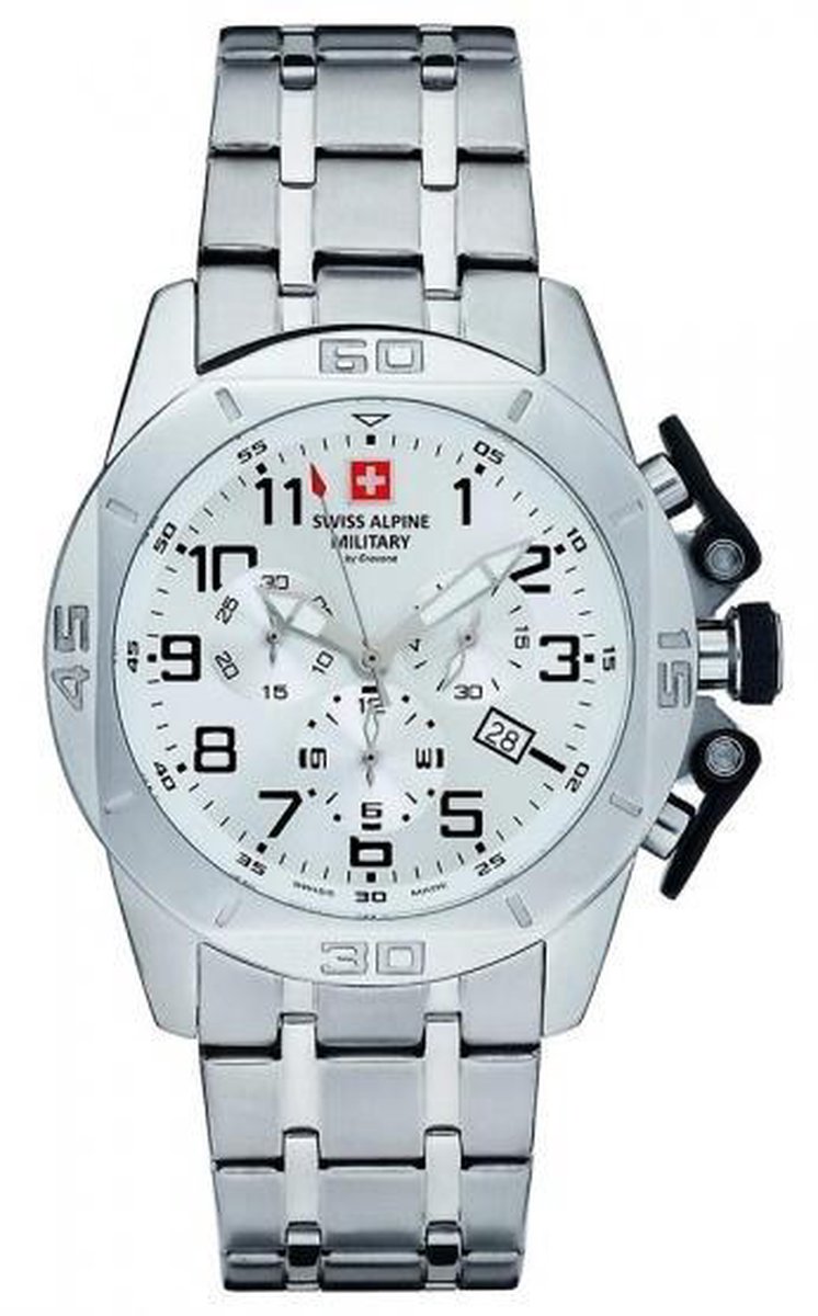Swiss Alpine Military 7063.9133 heren horloge 45 mm