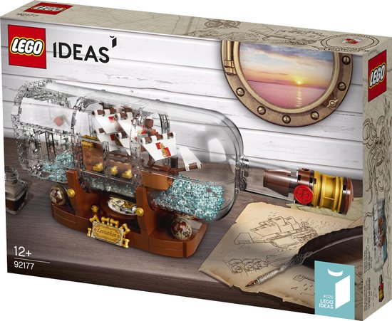 Omkleden voormalig bed LEGO Ideas Schip in een fles - 92177 | bol.com