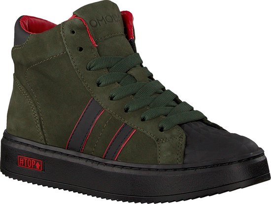 Omoda Jongens Hoge sneakers O1543 - Groen - Maat 40 | bol.com