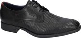 Fluchos -Heren -  zwart - geklede lage schoenen - maat 43