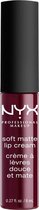 NYX Professional Makeup Soft Matte Lip Cream - Copenhagen SMLC20 - Lippenstift