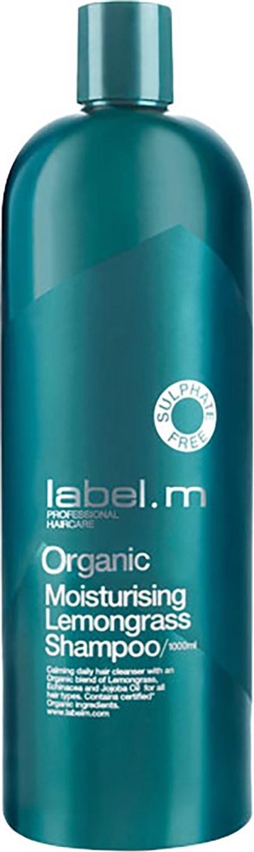 Label.M Organic Moisturising Lemongrass Shampoo-1000 ml - vrouwen - Voor |  bol.com