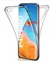 Huawei P40 Pro Hoesje Siliconen Transparant Full Cover