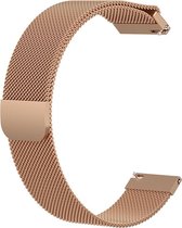 Luxe Milanese Loop Armband Geschikt Voor Fossil Sport Gen 4S 41mm (Dames) Horloge Bandje - Metalen iWatch Milanees Watchband Polsband - Stainless Steel Mesh Watch Band - Horlogeban