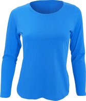 SOLS Dames/dames Majestic T-Shirt met lange mouwen (Aqua)