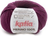 Katia Merino 100% - 25 - Bordeauxpaars_ - 50 gr. = 102 m.