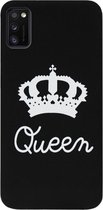 ADEL Siliconen Back Cover Softcase Hoesje Geschikt voor Samsung Galaxy A41 - Queen