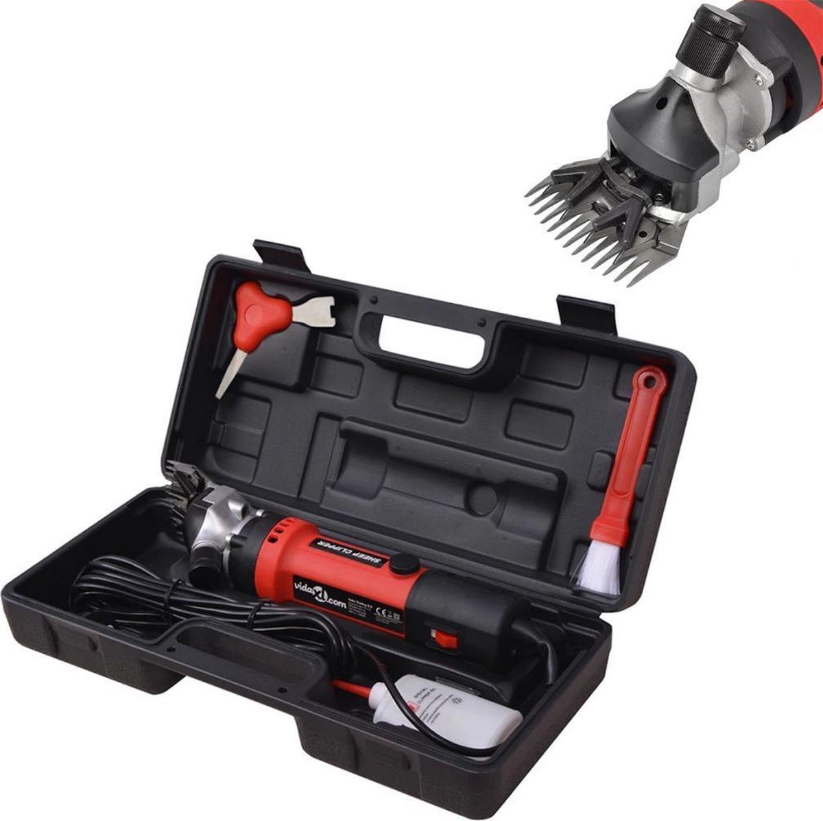 vidaXL Schapentondeuse 6-delig 350W
