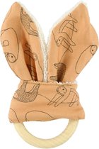 Trixie Bijtring Silly Sloth 17 Cm Katoen Oranje