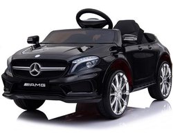 Mercedes GLA45, 12 volt kinderauto, met soft-start en muziek! - accu auto voor kinderen - elektrische kinderauto + afstandsbediening