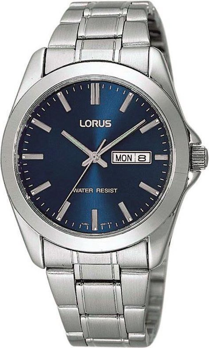 Lorus RJ603AX9 Heren Horloge 37 mm - Zilverkleurig - Lorus