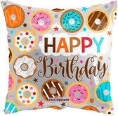Folieballon - happy bday - donuts