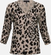 LOLALIZA V-hals trui - Beige - Maat S
