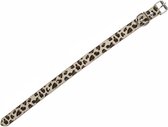 DW4Trading® Honden halsband met luipaard patroon beige maat XS