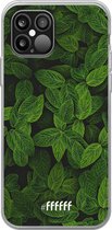 iPhone 12 Pro Max Hoesje Transparant TPU Case - Jungle Greens #ffffff
