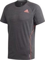 Adidas Runner Hardloopshirt Grijs Heren
