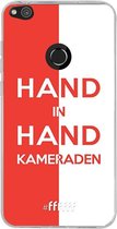 6F hoesje - geschikt voor Huawei P8 Lite (2017) -  Transparant TPU Case - Feyenoord - Hand in hand, kameraden #ffffff