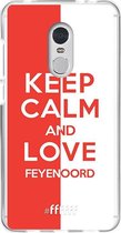 6F hoesje - geschikt voor Xiaomi Redmi 5 -  Transparant TPU Case - Feyenoord - Keep calm #ffffff