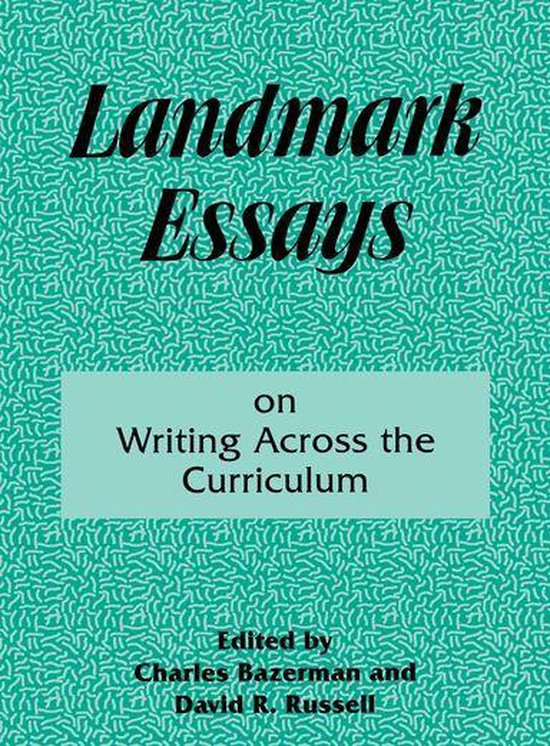Landmark Essays Series - Landmark Essays on Writing Across t ... - cover