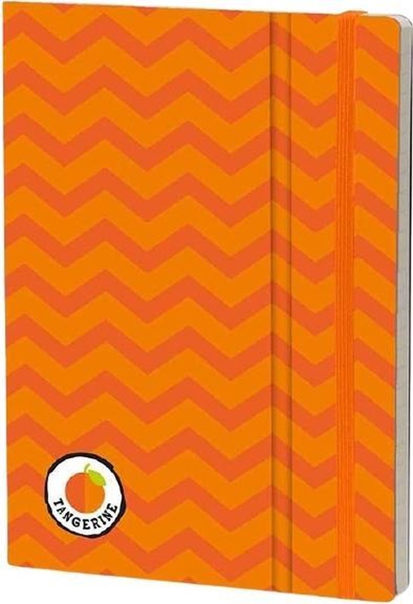 Stifflexible Notitieboek Tangerine 21 X 15 Cm Karton/ivoor Papier