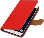 Wicked Narwal | bookstyle / book case/ wallet case Hoes voor Samsung Galaxy J3 Pro Rood