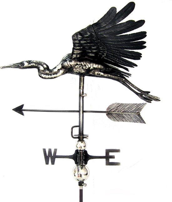 Windwijzer metalen windwijzer vogel - 142 cm hoog - de tuin | bol.com
