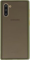 Wicked Narwal | Kleurcombinatie Hard Case voor Samsung Galaxy Note 10 Groen