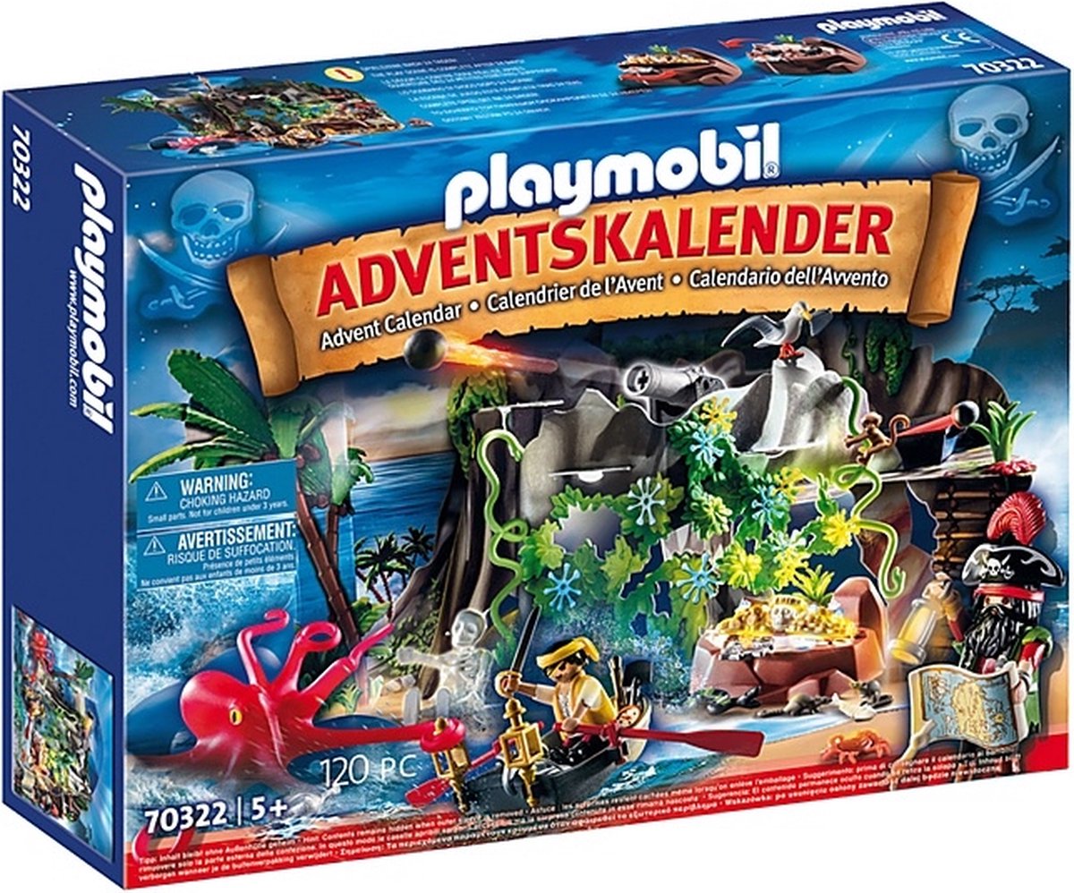 Playmobil Pirates - Adventskalendar Schattenjacht (70322) | bol.com