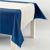 Chemin de table en tissu imitation. crème. l: 35 cm. 70 g / m2. 10 m [HOB-595021]