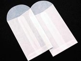 Pergamijn Envelopjes 6,5x11cm (100 stuks) | pergamijn zakjes | glassine zakjes