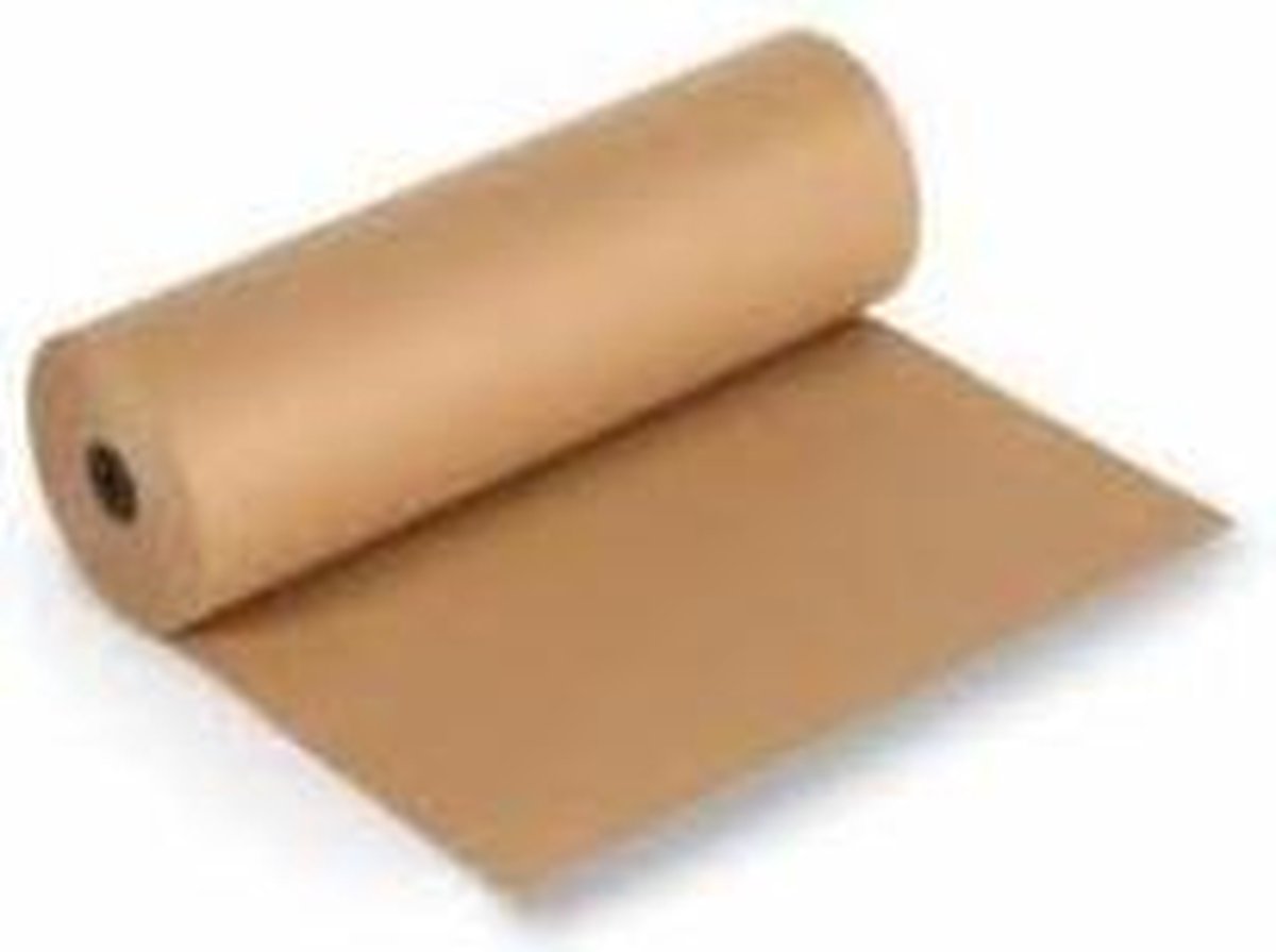 Rouleau de papier d'emballage Kraft 50cm de large - 285 mètres - 10 Kg - 70  g / m² (1