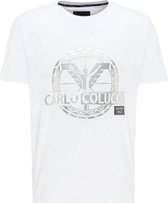 Carlo Colucci T-shirt - Wit, 3XL