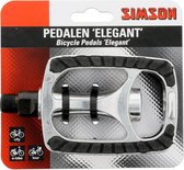 pedalen set Elegant 9/16 inch zilver/zwart