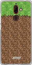 Nokia 7 Plus Hoesje Transparant TPU Case - Minecraft - Grass #ffffff