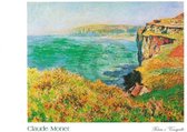 Claude Monet - Falaise à Varengeville Kunstdruk 70x50cm