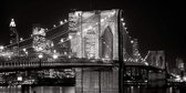 Jet Love - Brooklyn Bridge at Night, 1982 Kunstdruk 91x45cm