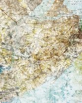 Fotobehang - Mix Map 200x250cm - Vliesbehang