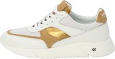 KUNOKA Ari soft beige - Sneakers Dames - maat 40 - Beige Wit