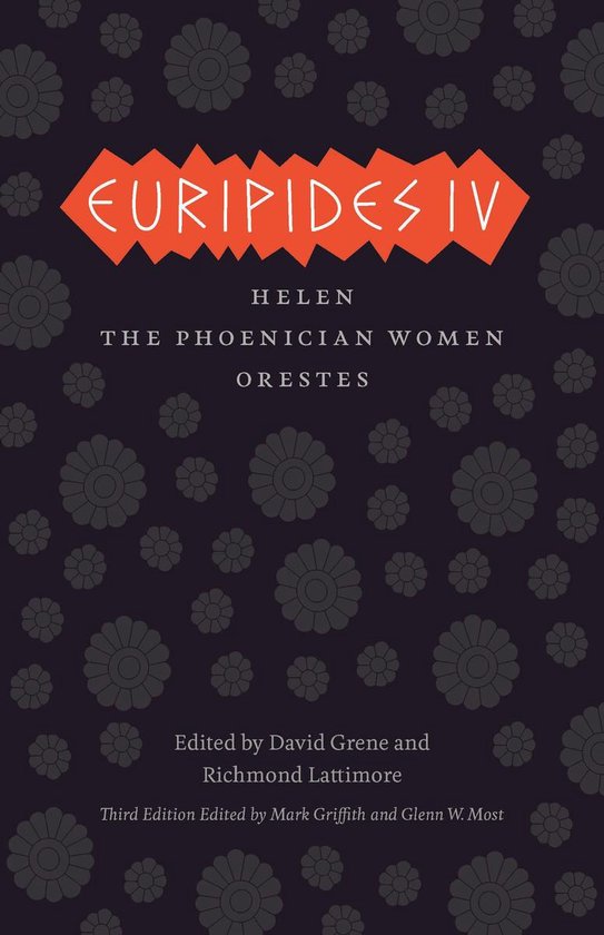 The Complete Greek Tragedies - Euripides IV - cover