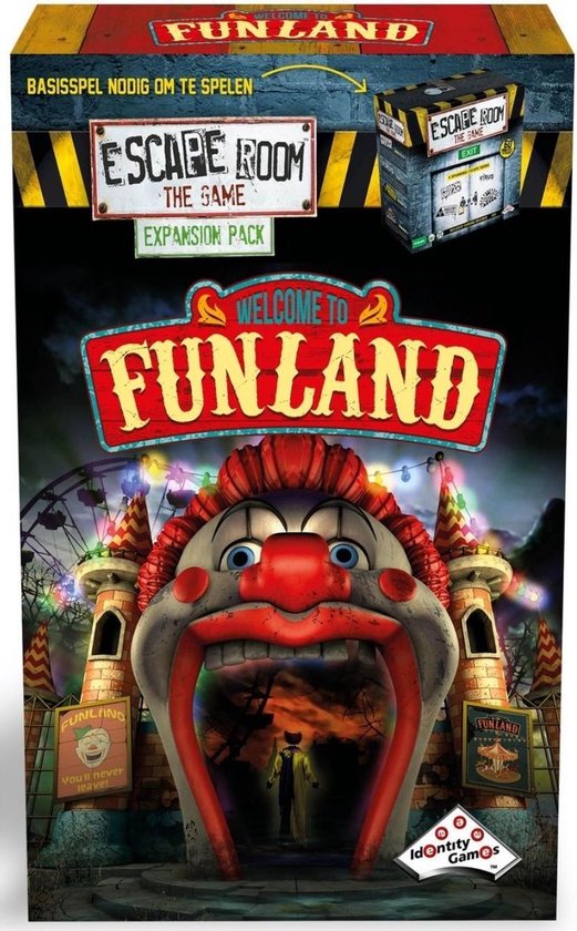 Thumbnail van een extra afbeelding van het spel Escape Room Uitbreidingsbundel - 3 Stuks - Funland & Casino & Redbeard's Gold