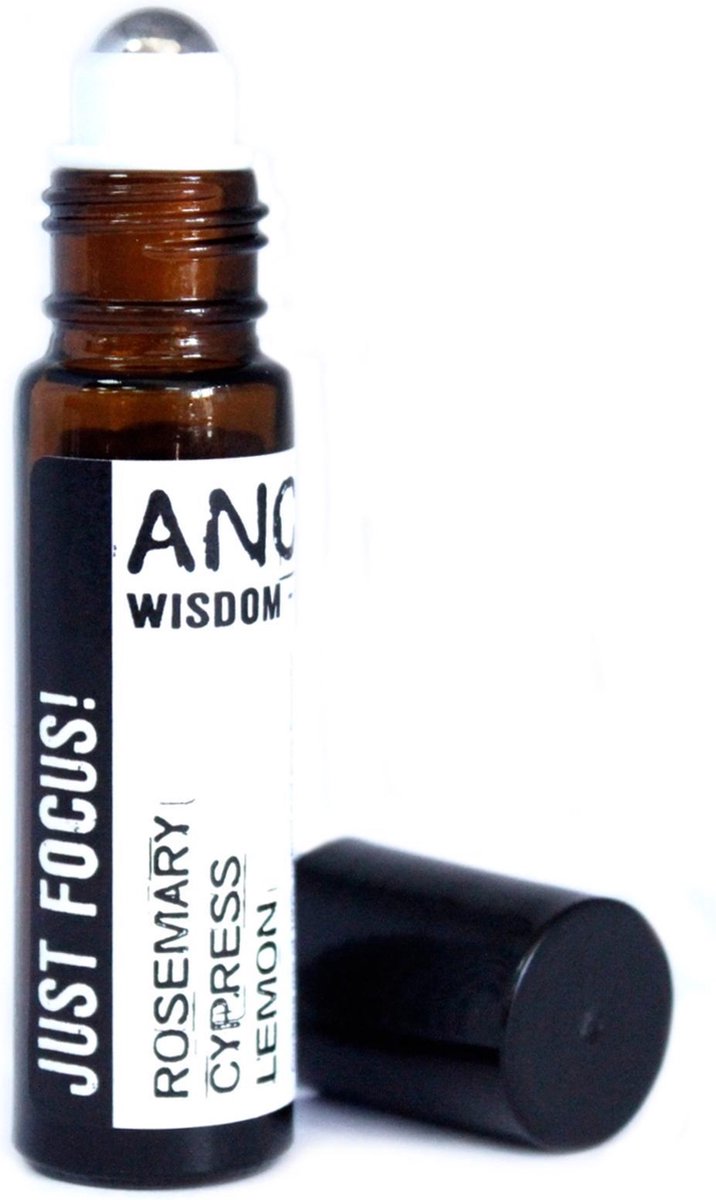Goedkoopste Just Focus Etherische Olie Roll On 10 ml - Stress - Verkoudheid - Concentratie