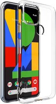 IMAK UX-5 Google Pixel 4A 5G Hoesje Flexibel en Dun TPU Transparant