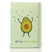 Cool A5 Notitieboek - Gelinieerd papier - Crazy Avocado