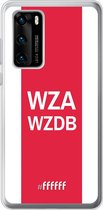 Huawei P40 Hoesje Transparant TPU Case - AFC Ajax - WZAWZDB #ffffff