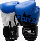 FORZA STAR BOKSHANDSCHOENEN - HOGE KWALITEIT LEER - BLAUW