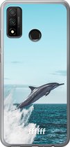 Huawei P Smart (2020) Hoesje Transparant TPU Case - Dolphin #ffffff