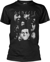 Genesis Heren Tshirt -M- Lamb Faces Zwart